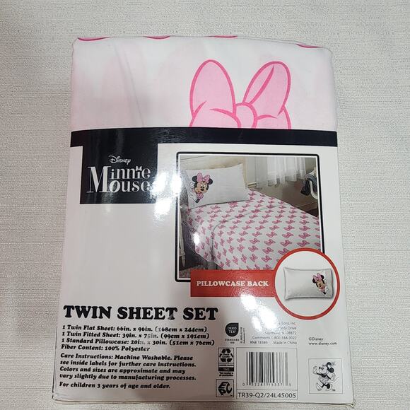 Minnie mouse twin bed sheets set - Picture 3 of 6